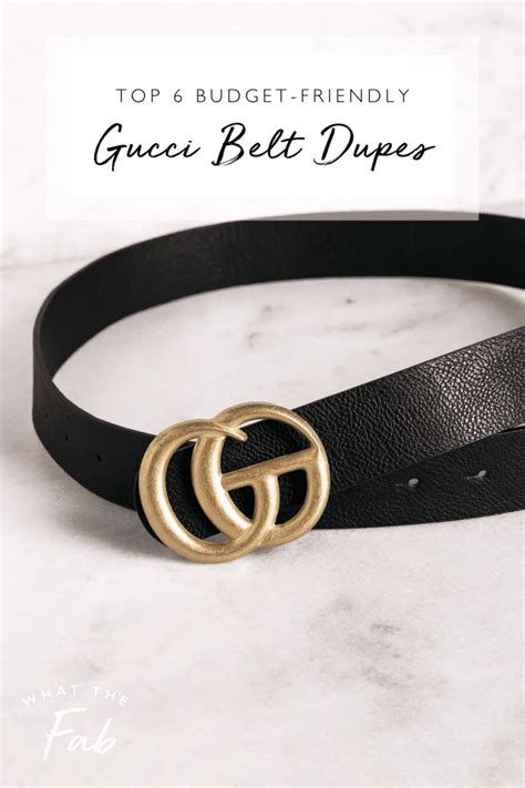 gucci triangle belt dupe.